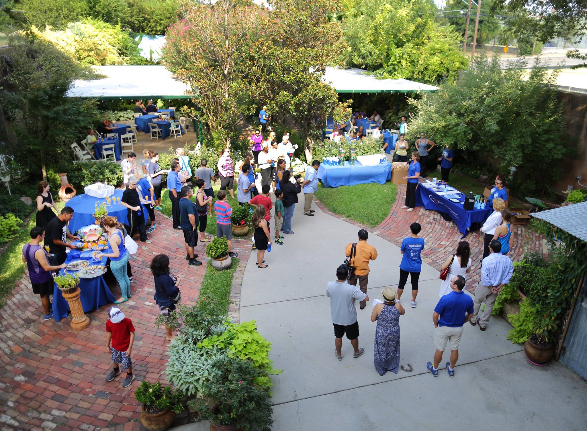 Los Vaqueros Celebrated with Yoga and Mimosas in the Garden