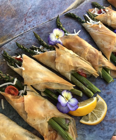 Asparagus Phyllo Wrap-1