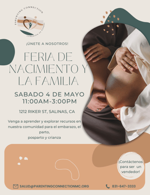 Feria de Nacimiento y familia 4 de mayo de 11am en 1212 riker street, salinas