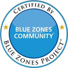 Certifed Blue Zones Community Seal