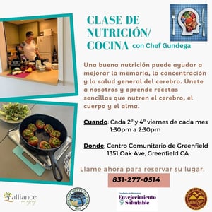 Cooking Class Greenfield Spanish