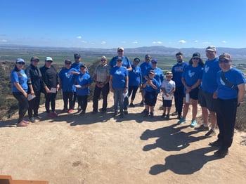 Fathers Day Hike-Walking Moai