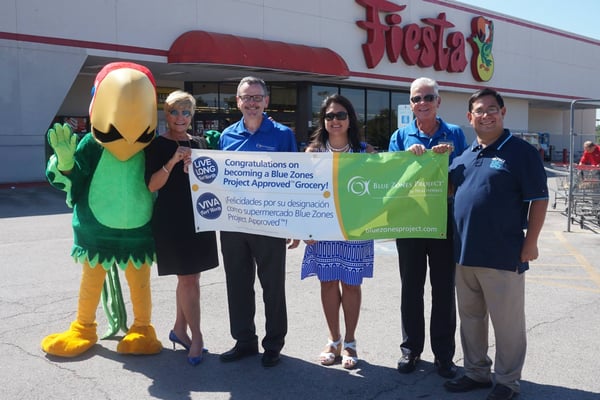 Fiesta Grocery Store now Blue Zones Project Approved