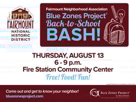 Fairmount Neighborhood Back to School Bash