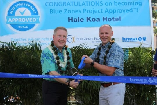 Hale Koa Approval Ceremony Ribbon Cutting