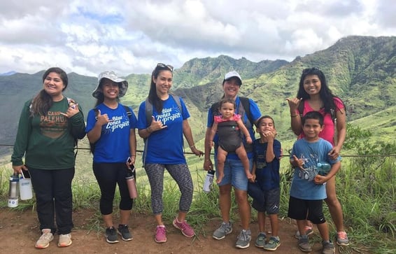 Hiking Moai