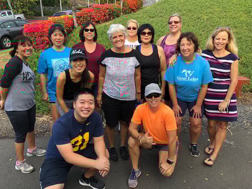 Kahakai Elementary School Walking Moai