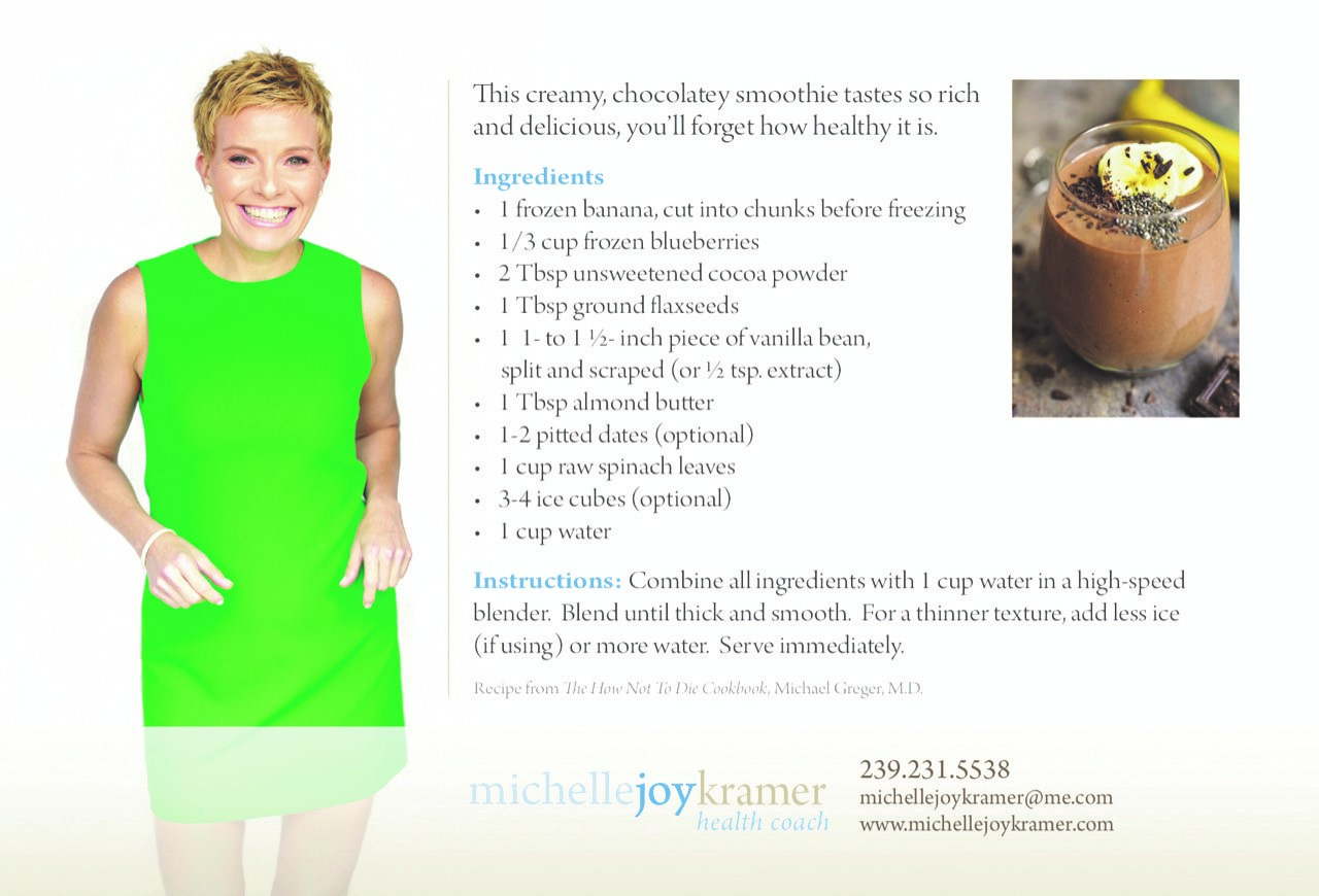 MJK Banana Chocolate Smoothie