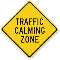Traffic calming zone