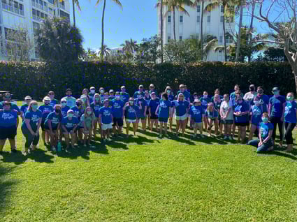 More than 50 people volunteered for a beach cleanup at Lowdermilk Park with Blue Zones Project-STARability Foundation, and Young Professionals of Naples