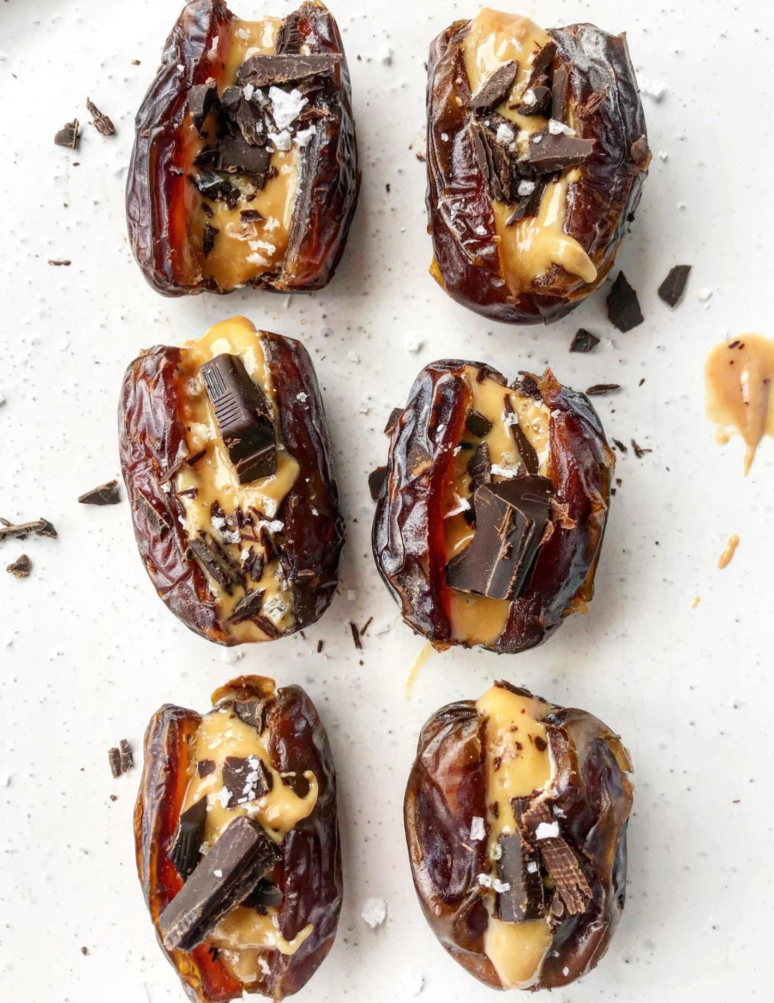 Peanut Butter Stuffed Dates