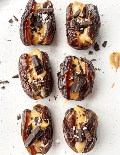 Peanut Butter Stuffed Dates