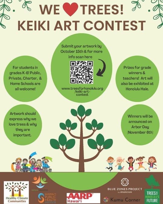 Keiki Art Contest flyer