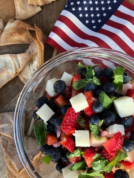 Strawberry, Jicama, & Blueberry Salsa III