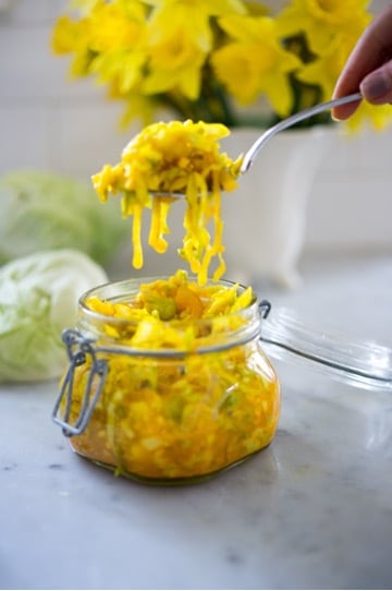 Turmeric Sauerkraut