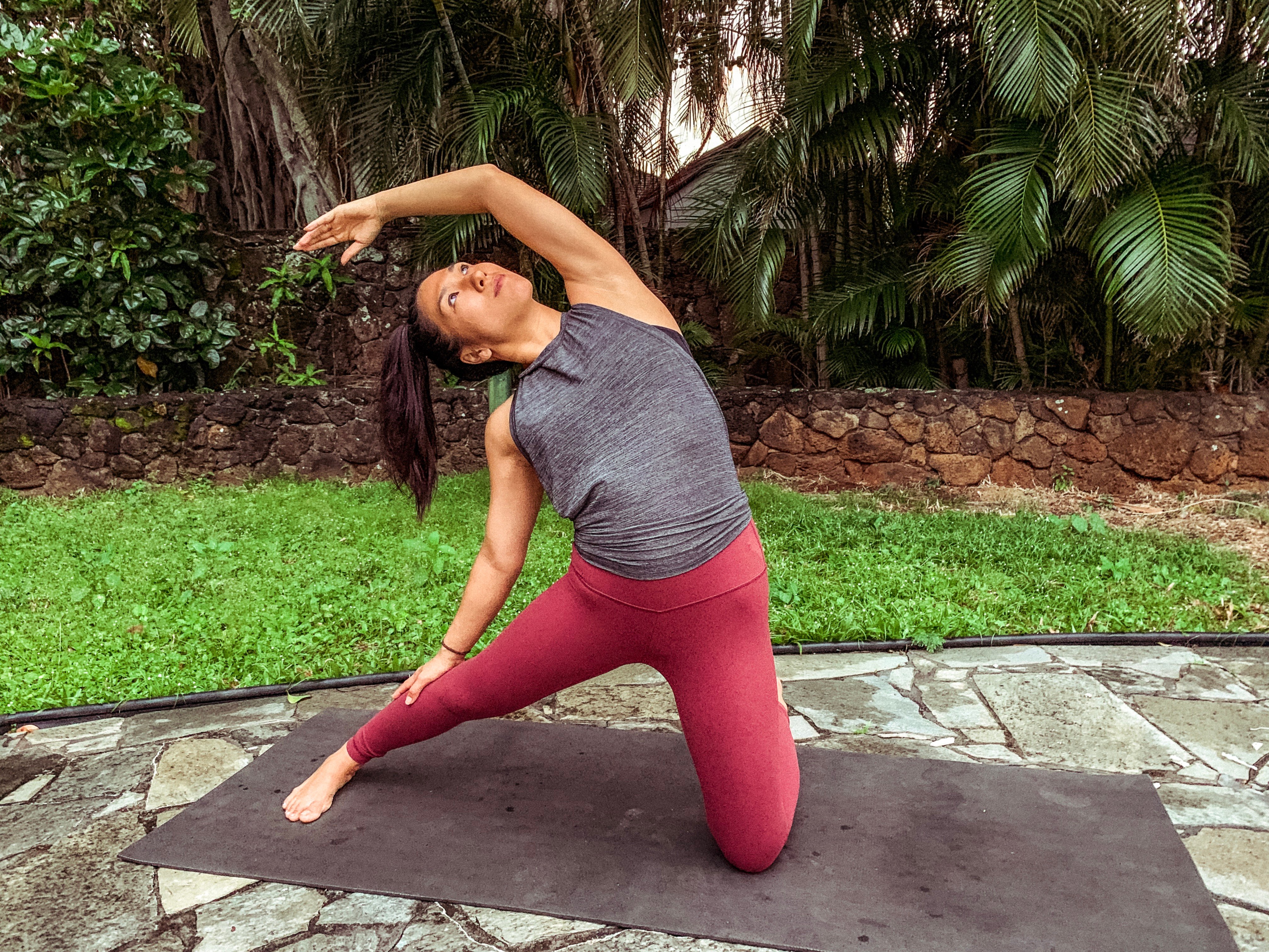 Kneeling Side Body Stretch