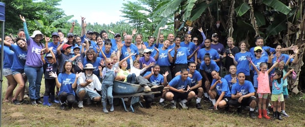 community garden volunteers