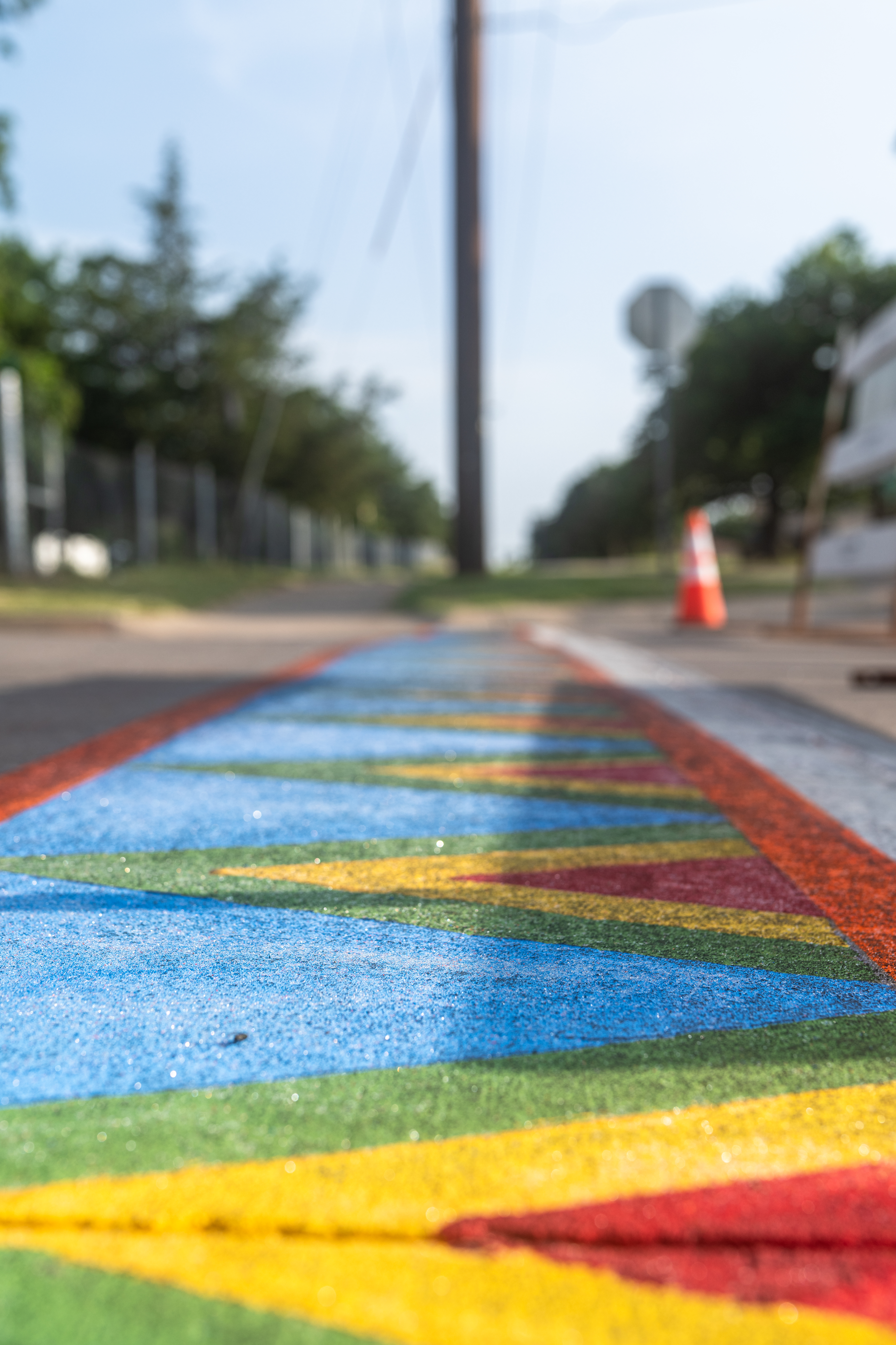 Main and Bryan Crosswalk Art Installation Project